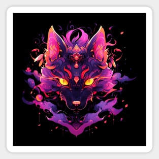 Neon Fox Magnet